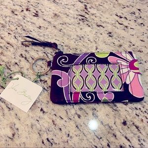 Vera Bradley zip ID case.